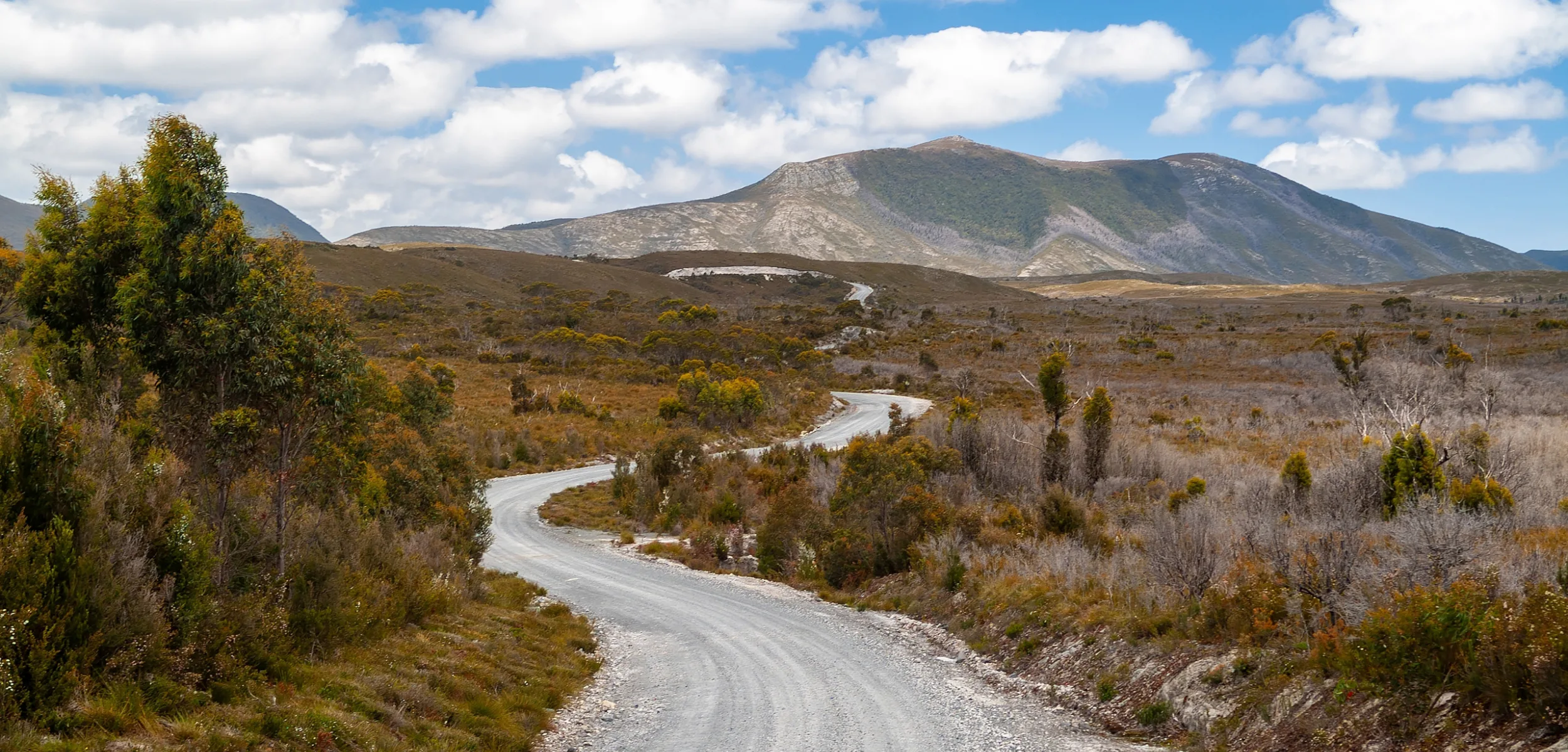 Gravel Road in Tasmania