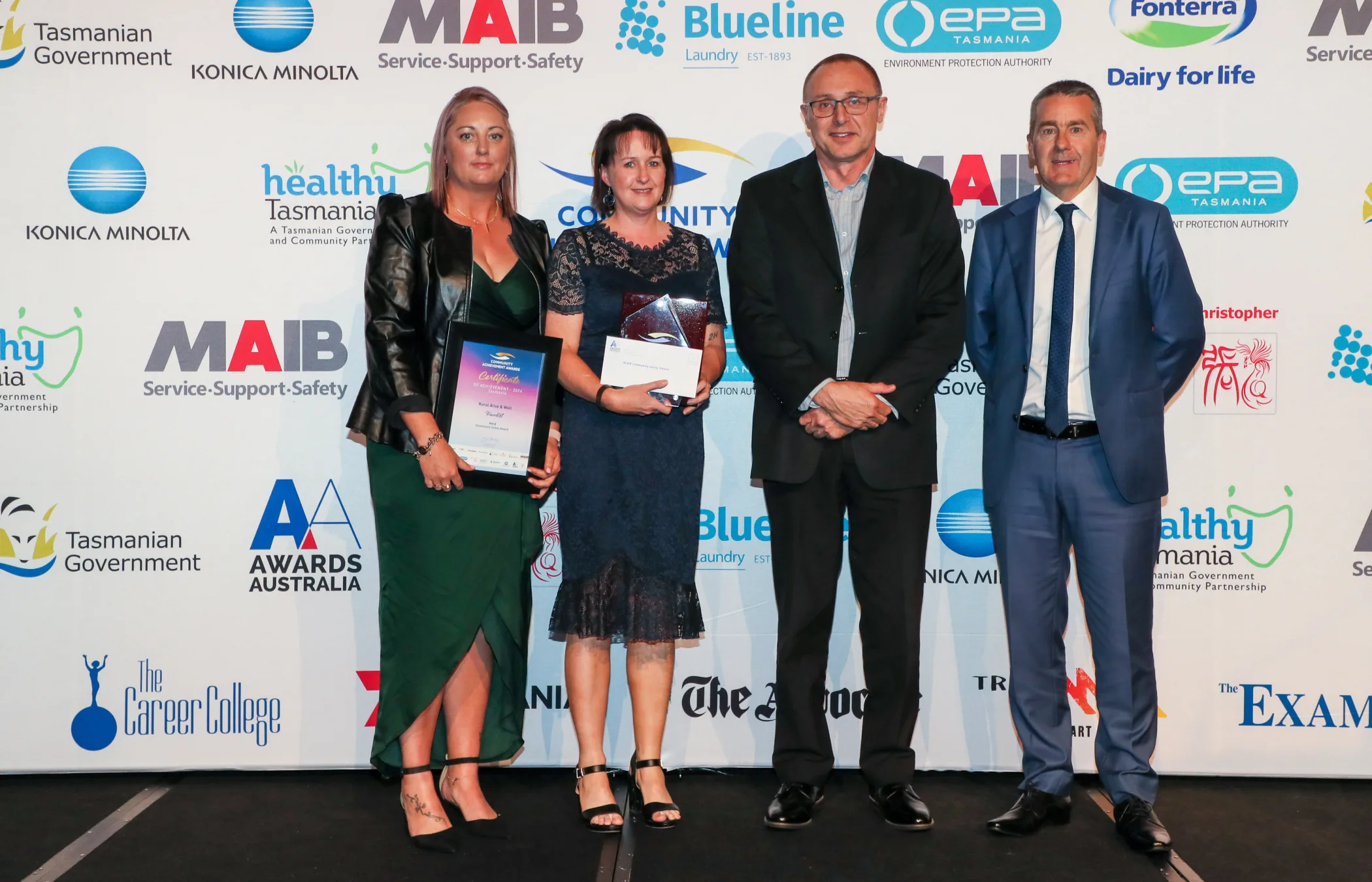 Winner Rural Alive Well Tasmanian Community Safety Award